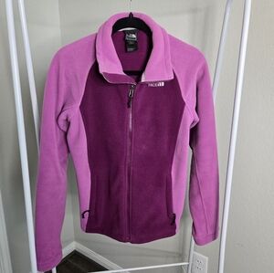 The North Face Magenta and Pink Fleece Jacket